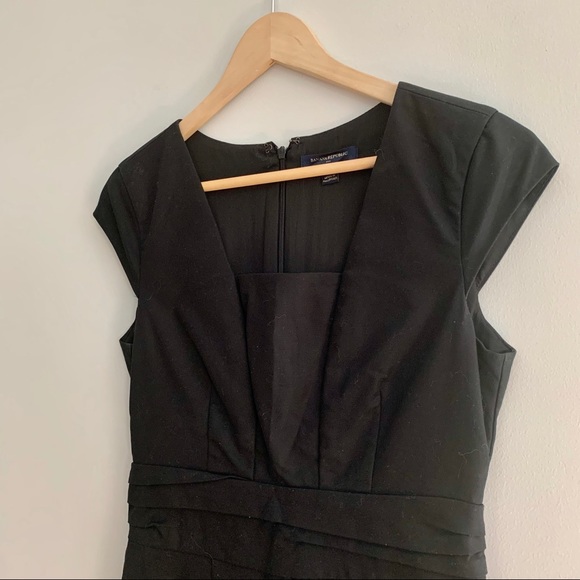 Banana Republic Black Cap Sleeve Dress - Picture 5 of 8
